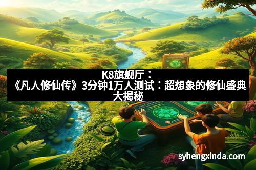 K8旗舰厅：《凡人修仙传》3分钟1万人测试：超想象的修仙盛典大揭秘